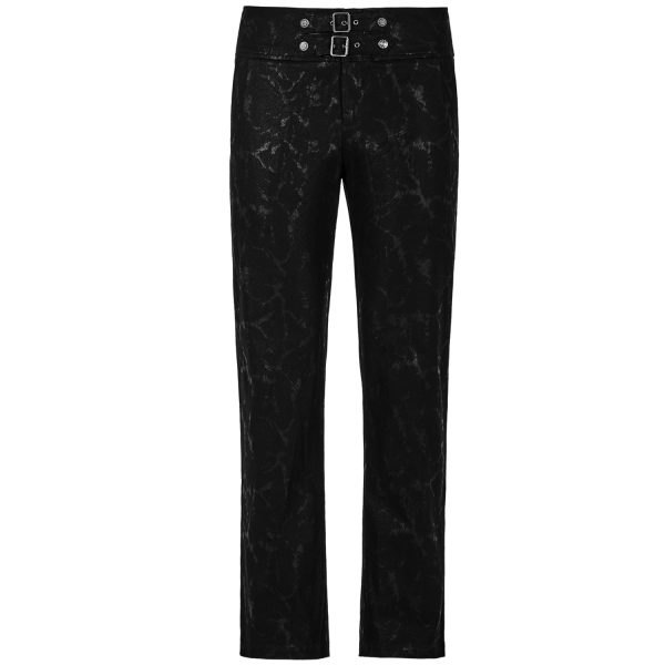 vente en ligne pas cher PUNK RAVE Pantalon ‘Coyote’ Noir 12