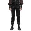 vente en ligne pas cher PUNK RAVE Pantalon ‘Coyote’ Noir 64