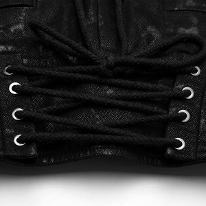vente en ligne pas cher PUNK RAVE Pantalon ‘Coyote’ Noir 51