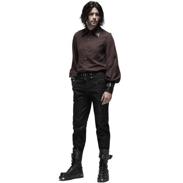 vente en ligne pas cher PUNK RAVE Pantalon ‘Coyote’ Noir 4