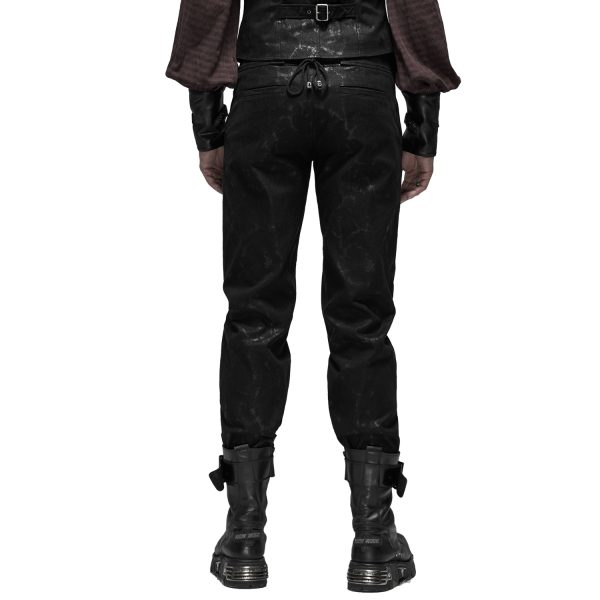 vente en ligne pas cher PUNK RAVE Pantalon ‘Coyote’ Noir 11