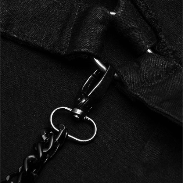 authentiques PUNK RAVE Pantalon ‘Cthulhu’ Noir 13