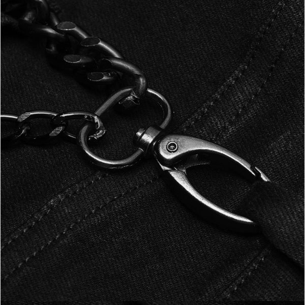 authentiques PUNK RAVE Pantalon ‘Cthulhu’ Noir 15