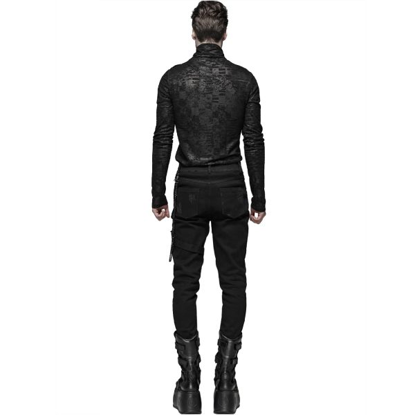 authentiques PUNK RAVE Pantalon ‘Cthulhu’ Noir 4