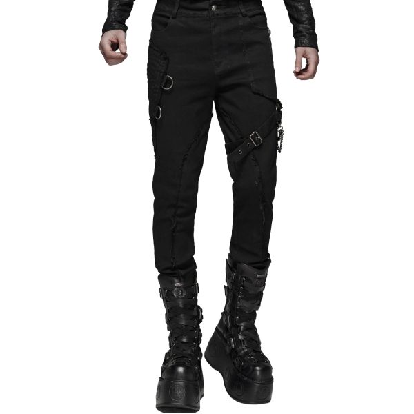 authentiques PUNK RAVE Pantalon ‘Cthulhu’ Noir 7