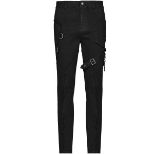 authentiques PUNK RAVE Pantalon ‘Cthulhu’ Noir 33