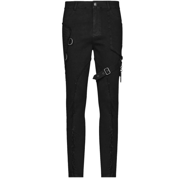 authentiques PUNK RAVE Pantalon ‘Cthulhu’ Noir 10