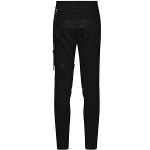 authentiques PUNK RAVE Pantalon ‘Cthulhu’ Noir 35