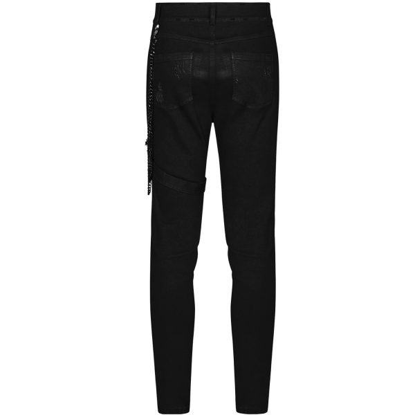 authentiques PUNK RAVE Pantalon ‘Cthulhu’ Noir 11