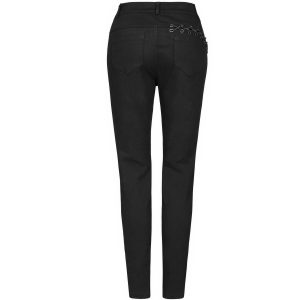 soldes PUNK RAVE Pantalon ‘Dark Blood’ Noir 44