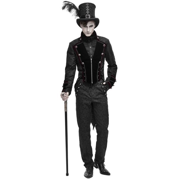boutique paris DEVIL FASHION Pantalon ‘Desmond’ Noir 3