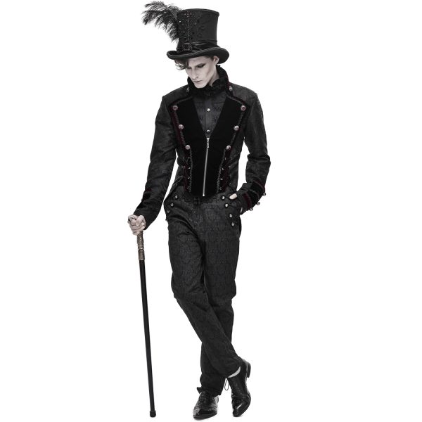 boutique paris DEVIL FASHION Pantalon ‘Desmond’ Noir 4