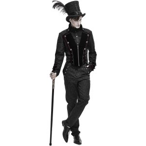 boutique paris DEVIL FASHION Pantalon ‘Desmond’ Noir 21