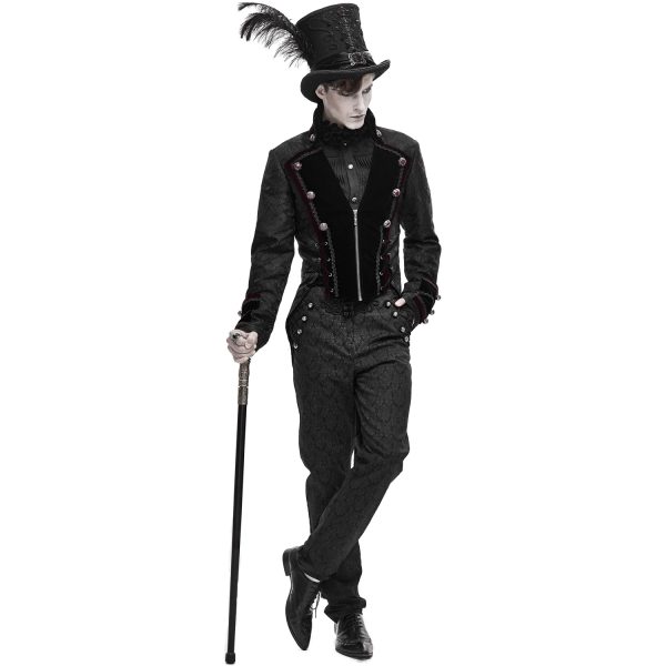 boutique paris DEVIL FASHION Pantalon ‘Desmond’ Noir 5