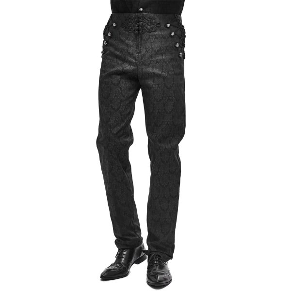 boutique paris DEVIL FASHION Pantalon ‘Desmond’ Noir 9