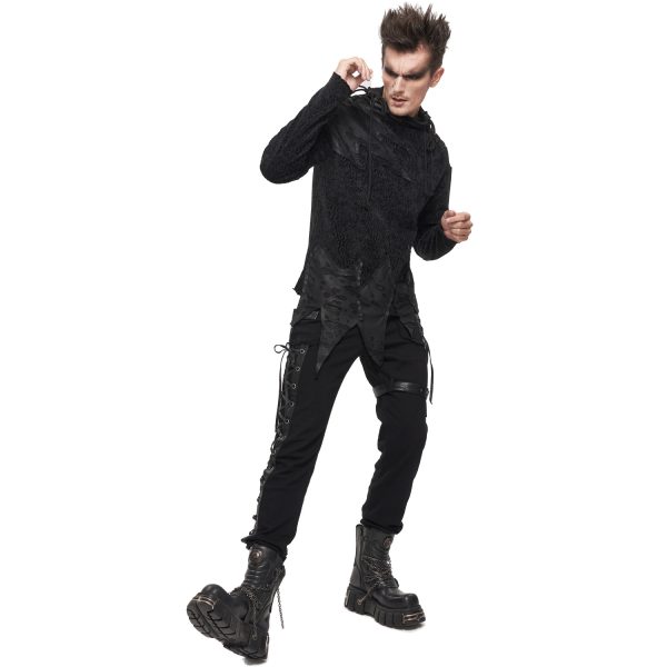 grande surprise DEVIL FASHION Pantalon ‘Distressed’ Noir 3