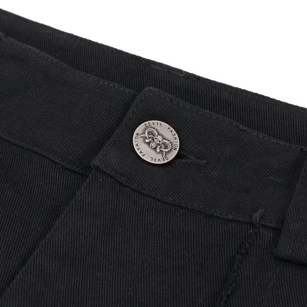 grande surprise DEVIL FASHION Pantalon ‘Distressed’ Noir 15