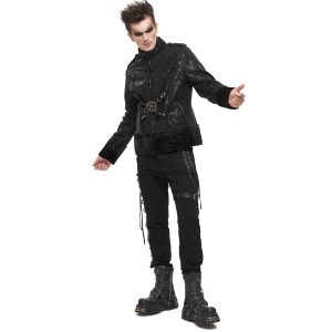 grande surprise DEVIL FASHION Pantalon ‘Distressed’ Noir 26