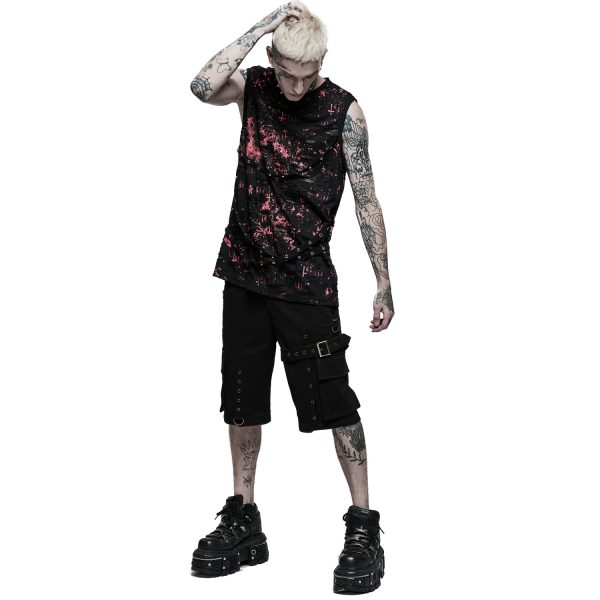 PUNK RAVE Pantalon ‘Double Jeu’ Noir Meilleur Service 6