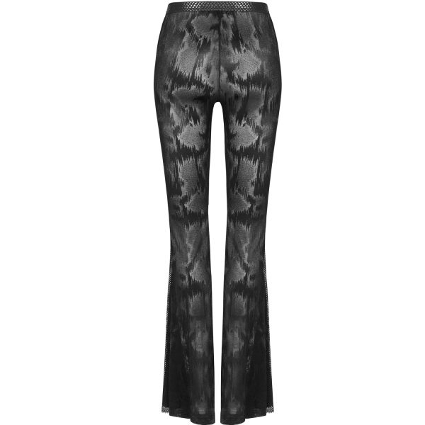 PUNK RAVE Pantalon Evasé ‘Serpentine’ Noir Protections acheteurs 12