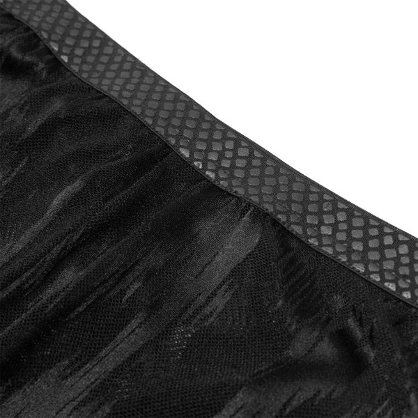 PUNK RAVE Pantalon Evasé ‘Serpentine’ Noir Protections acheteurs 14
