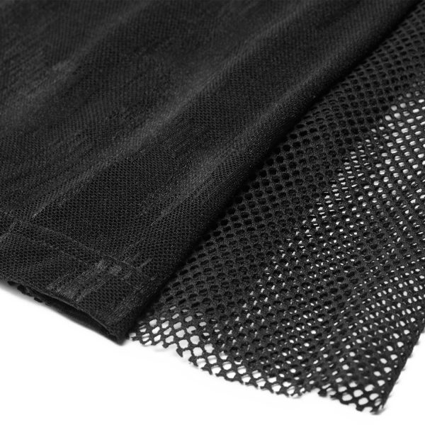 PUNK RAVE Pantalon Evasé ‘Serpentine’ Noir Protections acheteurs 15