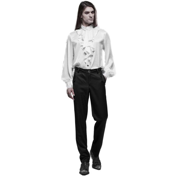 officiel PUNK RAVE Pantalon Goth ‘Bat Pockets’ Noir 3