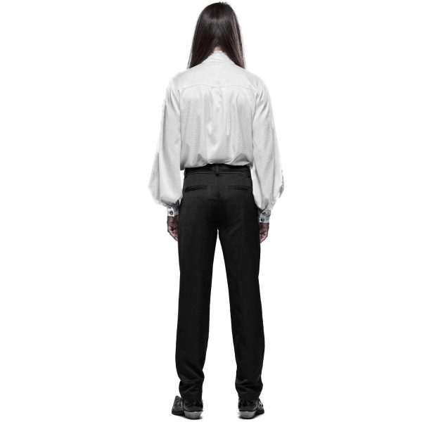 officiel PUNK RAVE Pantalon Goth ‘Bat Pockets’ Noir 4