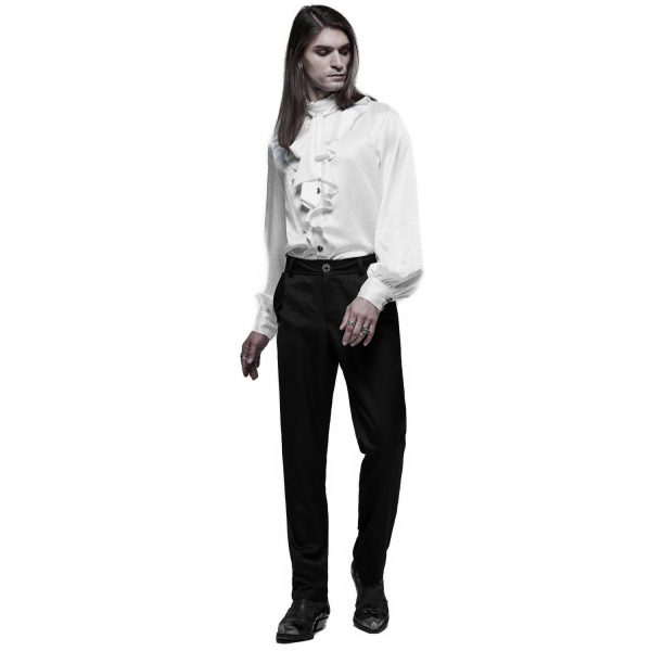 officiel PUNK RAVE Pantalon Goth ‘Bat Pockets’ Noir 6