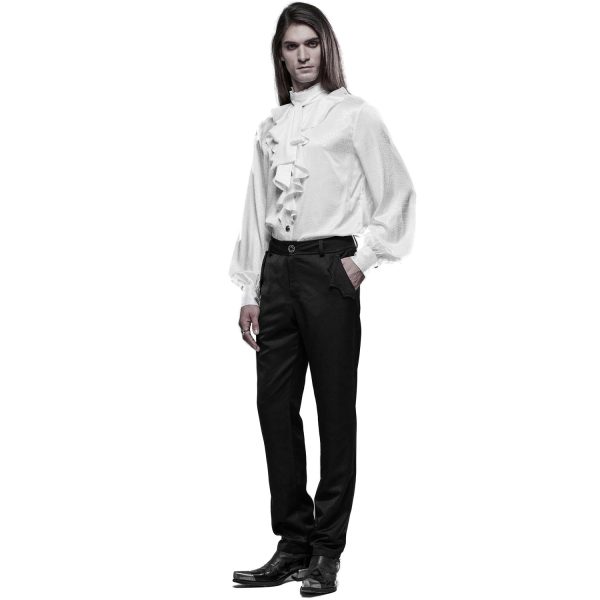 officiel PUNK RAVE Pantalon Goth ‘Bat Pockets’ Noir 9