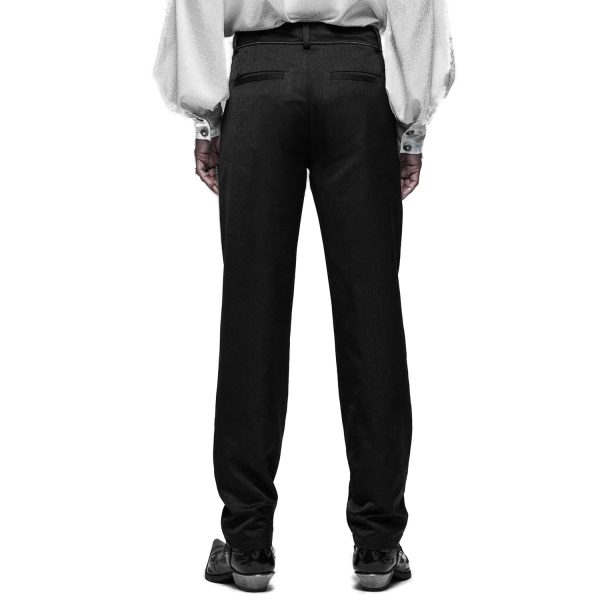 officiel PUNK RAVE Pantalon Goth ‘Bat Pockets’ Noir 11