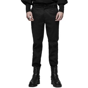 PUNK RAVE Pantalon ‘Goth Blood’ En Jacquard Noir Pas Cher soldes France 21