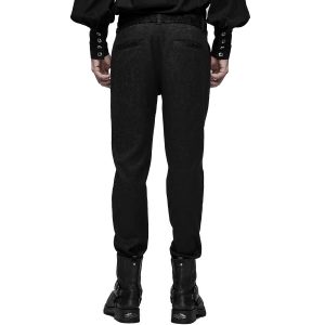 PUNK RAVE Pantalon ‘Goth Blood’ En Jacquard Noir Pas Cher soldes France 23