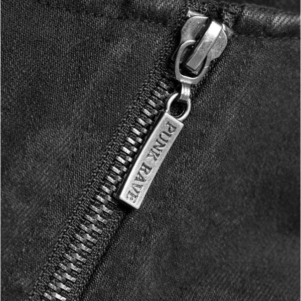 PUNK RAVE Pantalon ‘Gothic Trooper’ Noir SOLDES TOUT À 19