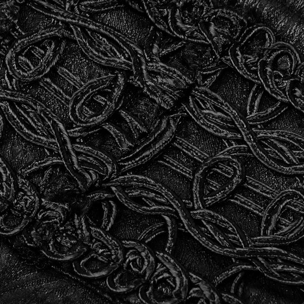 PUNK RAVE Pantalon Gothique ‘Black Soiree’ Noir à prix d'occasion 15