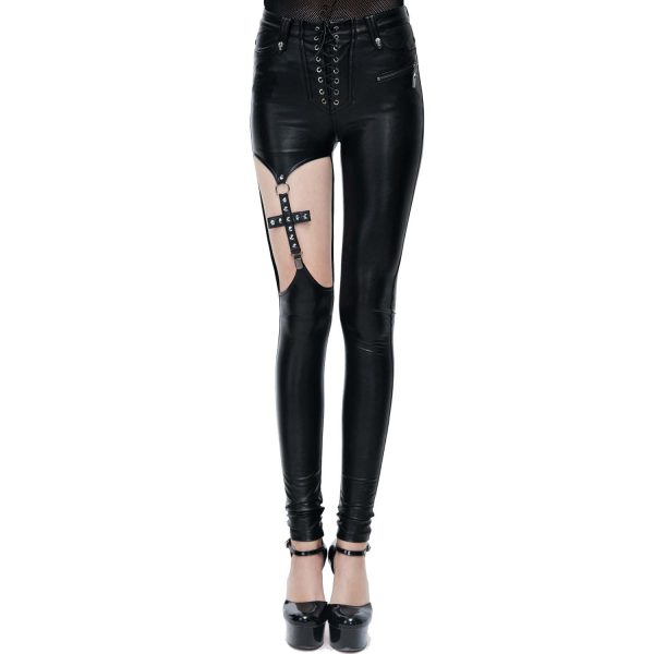 Vente DEVIL FASHION Pantalon ‘Hecate’ Noir 10