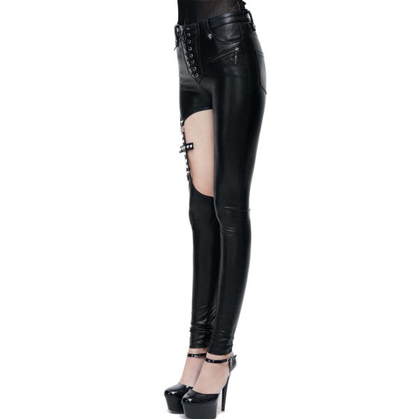 Vente DEVIL FASHION Pantalon ‘Hecate’ Noir 11