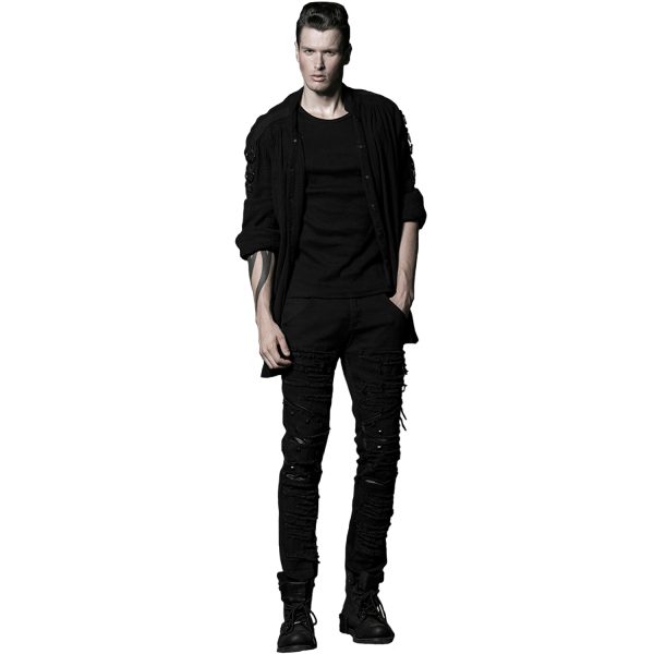 PUNK RAVE Pantalon ‘Mad Max’ Noir grand choix 3