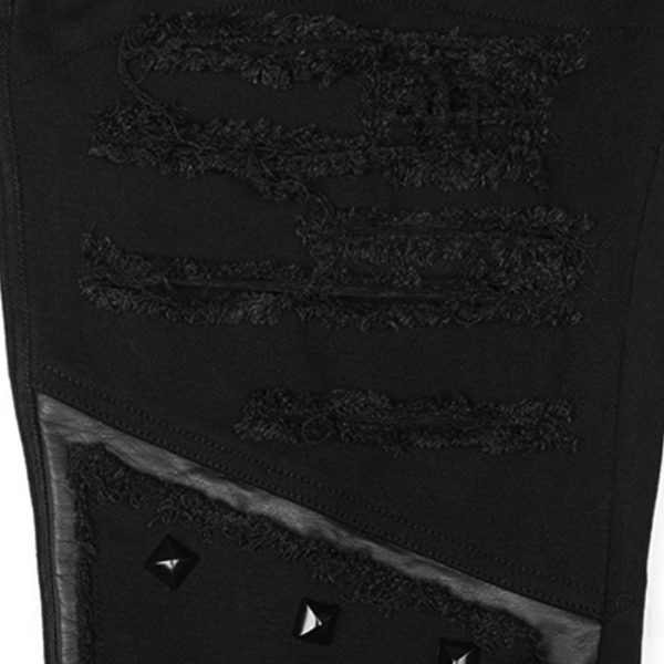 PUNK RAVE Pantalon ‘Mad Max’ Noir grand choix 14