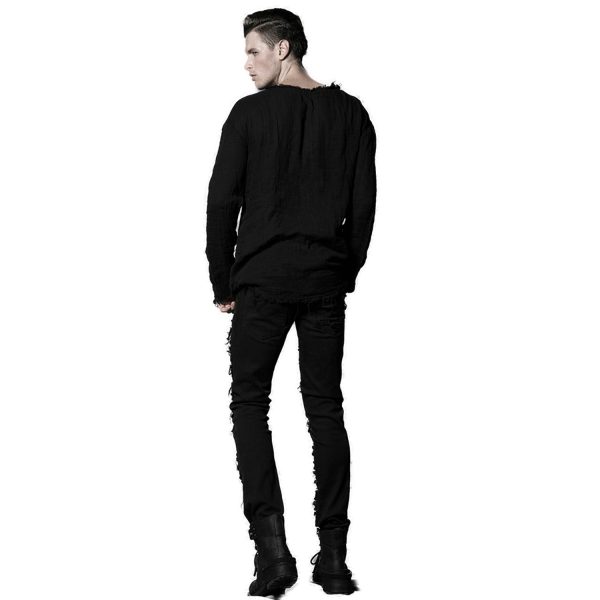 PUNK RAVE Pantalon ‘Mad Max’ Noir grand choix 4