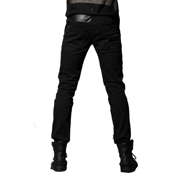 PUNK RAVE Pantalon ‘Mad Max’ Noir grand choix 8