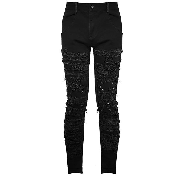PUNK RAVE Pantalon ‘Mad Max’ Noir grand choix 9