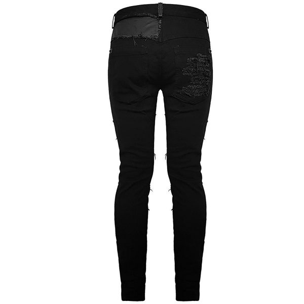 PUNK RAVE Pantalon ‘Mad Max’ Noir grand choix 10