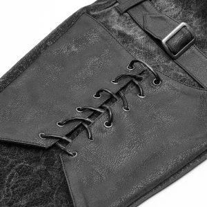 PUNK RAVE Pantalon ‘Maeve’ Noir garantis authentique 41