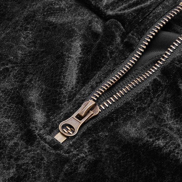 PUNK RAVE Pantalon ‘Maeve’ Noir garantis authentique 15
