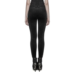 PUNK RAVE Pantalon ‘Maeve’ Noir garantis authentique 29