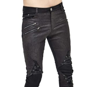 offre spéciale DEVIL FASHION Pantalon ‘New Order’ Noir 44