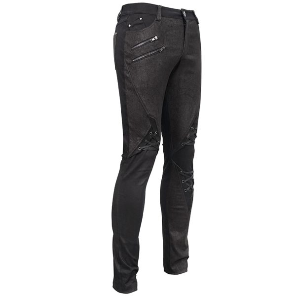 offre spéciale DEVIL FASHION Pantalon ‘New Order’ Noir 17