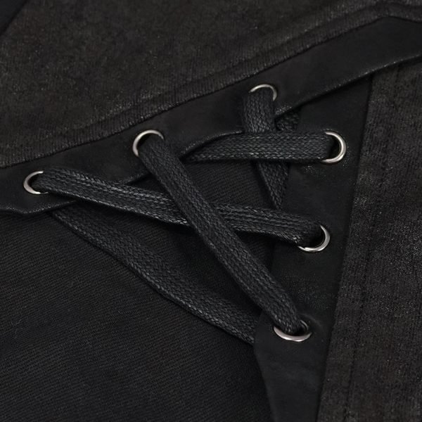 offre spéciale DEVIL FASHION Pantalon ‘New Order’ Noir 21