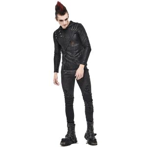 offre spéciale DEVIL FASHION Pantalon ‘New Order’ Noir 28